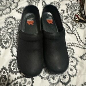 Dansko Black Slip-On Clogs